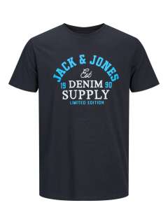 Jack & Jones - Logo Denim Supply T-Shirt Navy (1)