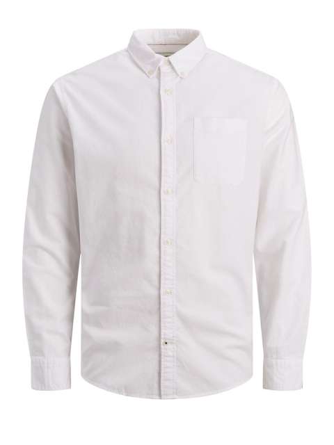 Jack & Jones - Oxford Skjorte L/S Hvid billede 1