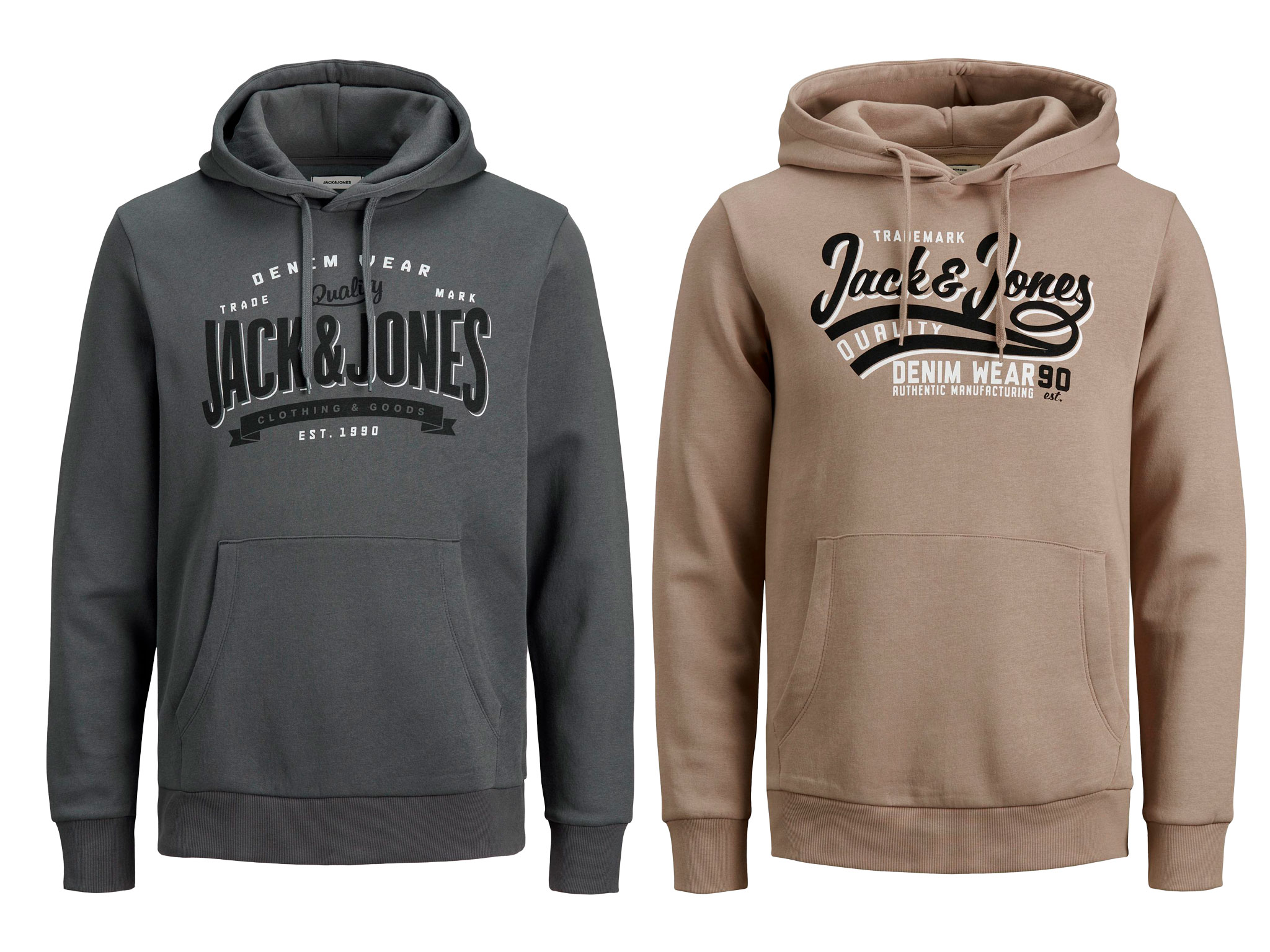 opdragelse skal legemliggøre Jack & Jones - Logo 2 Hættetrøje