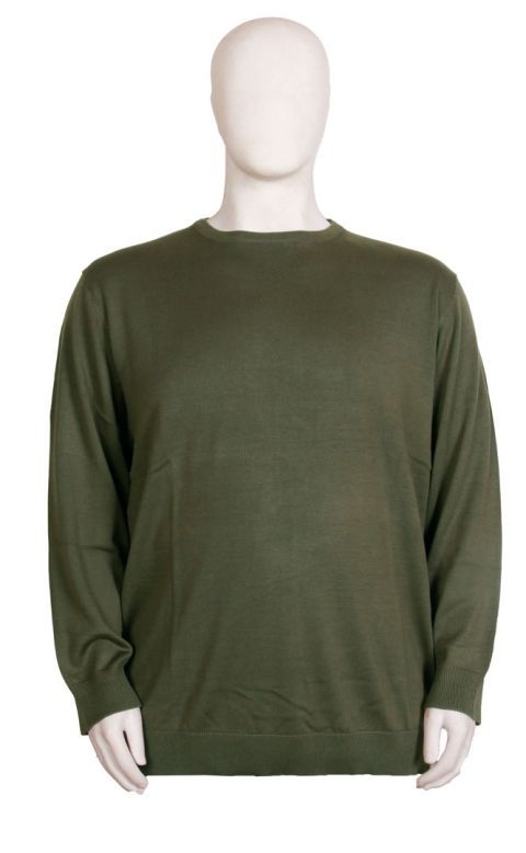 M.I.N.E - Stik pullover - Army billede 1