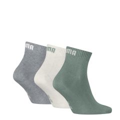 Puma - Quarter Sokker - Green Moon/Oatmeal/Grå (2)