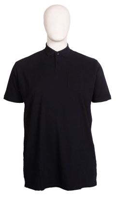 Stolen Denim - Ensfarvet Polo Sort (1)