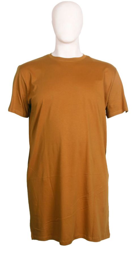 Stolen Denim - Pima Cotton Cinnamon T-shirt - Ekstra Lang billede 1