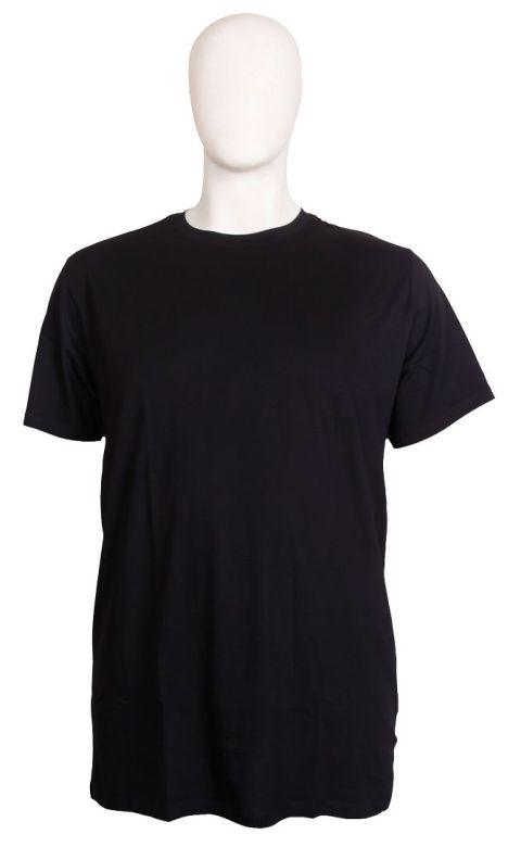 Stolen Denim - Ensfarvet Pima Cotton T-Shirt Sort billede 1