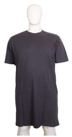 XLtøj - Standard T-Shirt Ekstra Lang - Koksgrå (1)