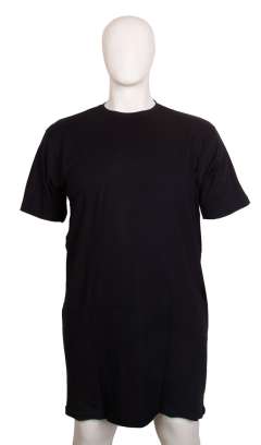 XLtøj - Standard T-Shirt Ekstra Lang - Sort (1)