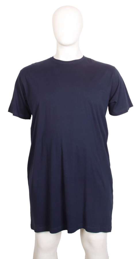 XLtøj - Standard T-Shirt Ekstra Lang - Navy billede 1