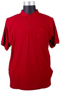 Espionage - Ensfarvet Bomulds Polo Terracotta (1)