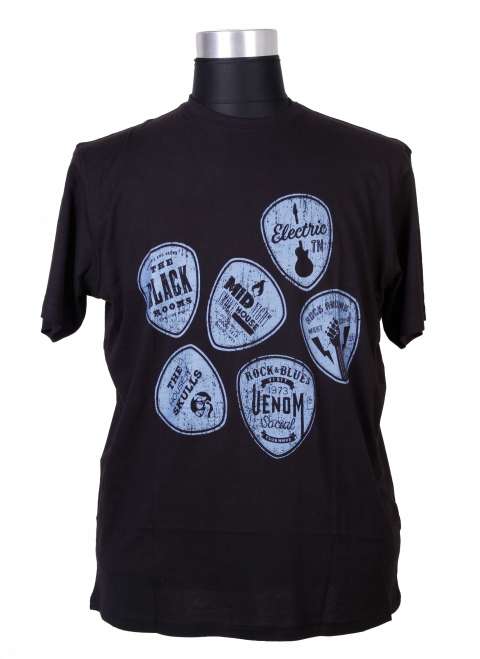 Espionage - Plectrum Print T-Shirt billede 1