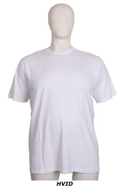 Espionage - Ensfarvet T-Shirt - Hvid billede 1