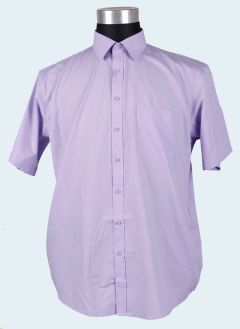 Espionage - Ensfarvet skjorte m. Slipse Krave - Lavendel (1)