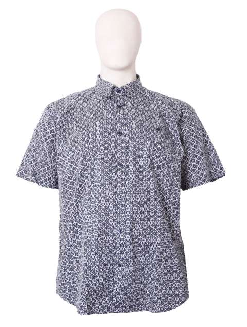 Espionage - Geometric Print Skjorte S/S billede 1