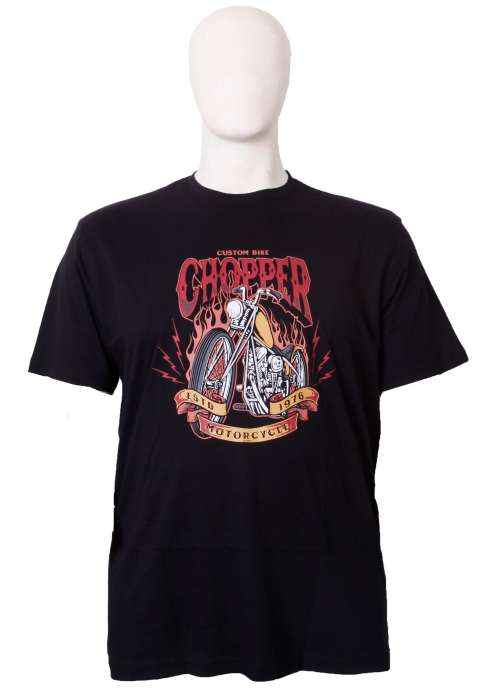Espionage - Custom Chopper T-Shirt billede 1
