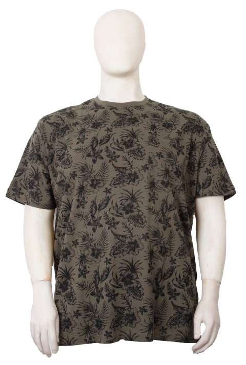 Espionage - All over Hibiscus T-Shirt billede 1