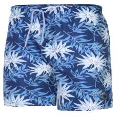 Espionage - Leaf Print Badeshorts (1)