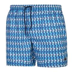 Espionage - Fish Print Badeshorts (1)