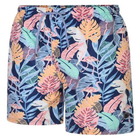 Espionage - Multi Leaf Print Badeshorts billede 1