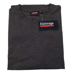Espionage - Ensfarvet Melange T-Shirt (2)