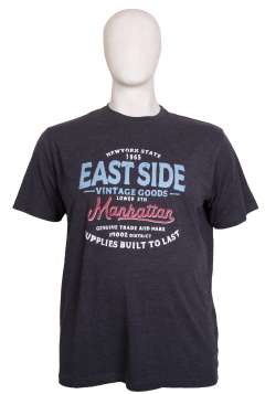 Espionage - East Side Melange Print T-Shirt (1)
