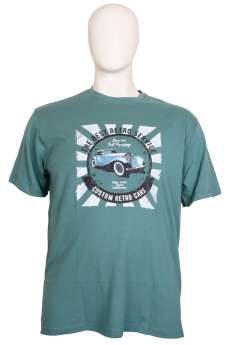 Espionage - Retro Car Print T-Shirt (1)