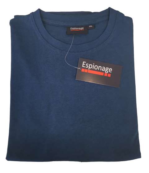 Espionage - Ensfarvet Melange T-Shirt billede 4