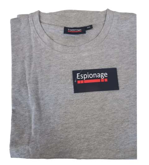 Espionage - Ensfarvet Melange T-Shirt billede 3