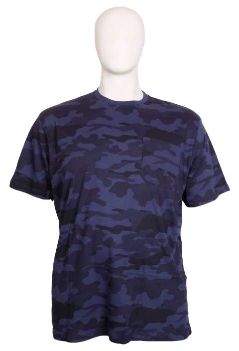 Espionage - Navy Camouflage T-Shirt billede 1
