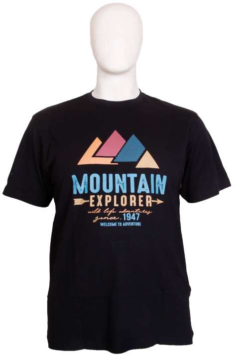 Espionage - Mountain Print T-Shirt billede 1