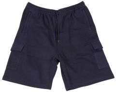 Espionage - Jersey Cargo Jogg Shorts Navy (1)