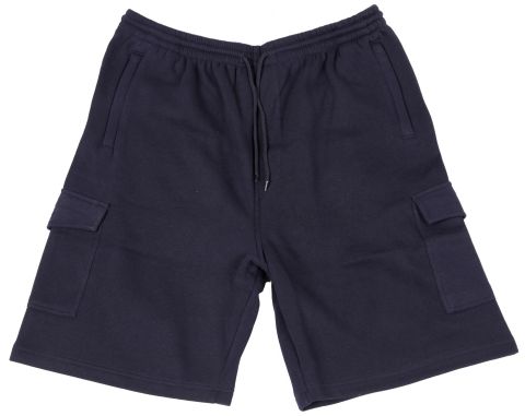 Espionage - Jersey Cargo Jogg Shorts Navy billede 1