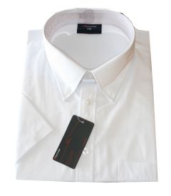 Espionage - Ensfarvet skjorte m. Button down - Hvid (1)