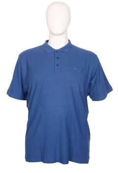 Espionage - Ensfarvet Bomulds Polo Dark Blue (1)