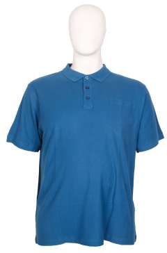 Espionage - Ensfarvet Bomulds Polo Teal (1)