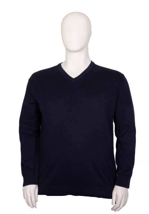 Espionage - Pullover med V-Halsudskæring Navy billede 1